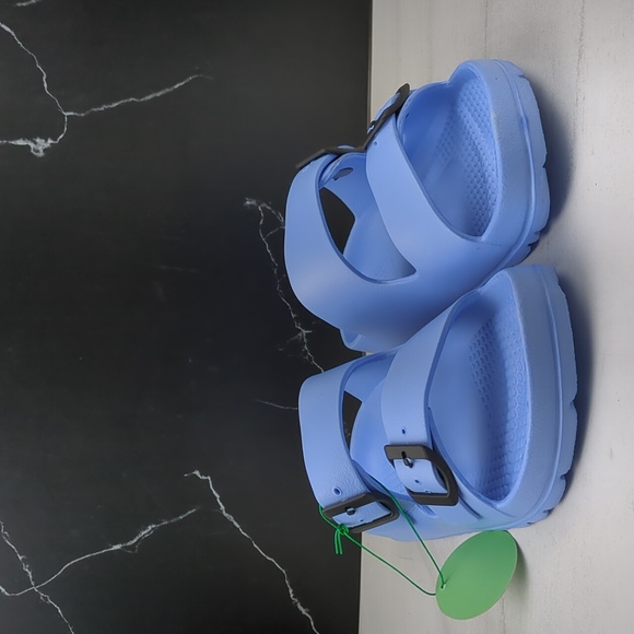 Funky Monkey Eva Flip Flops Sky Blue sz 10 - Picture 1 of 10